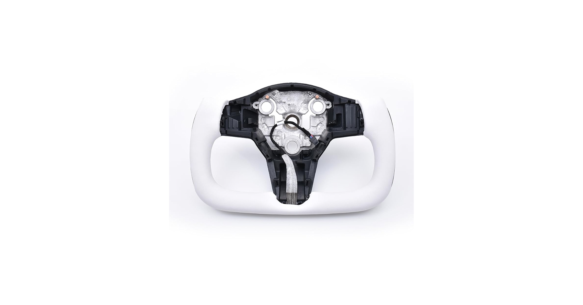 C*O様 【美品】テスラヨークハンドルAroham製（モデルY2022-23) Arohamヨークステアリングホイール加熱またはなし暖房テスラ